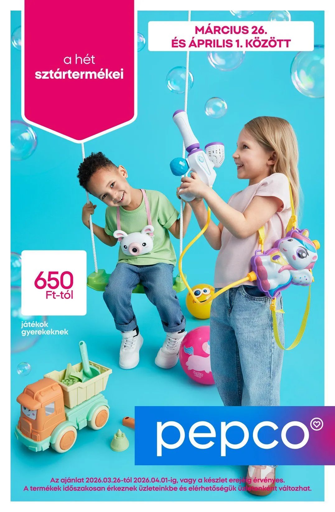 Katalógus Pepco legfrissebb ajánlatai március 26.-tól április 1.-ig 2026. - Oldal 1