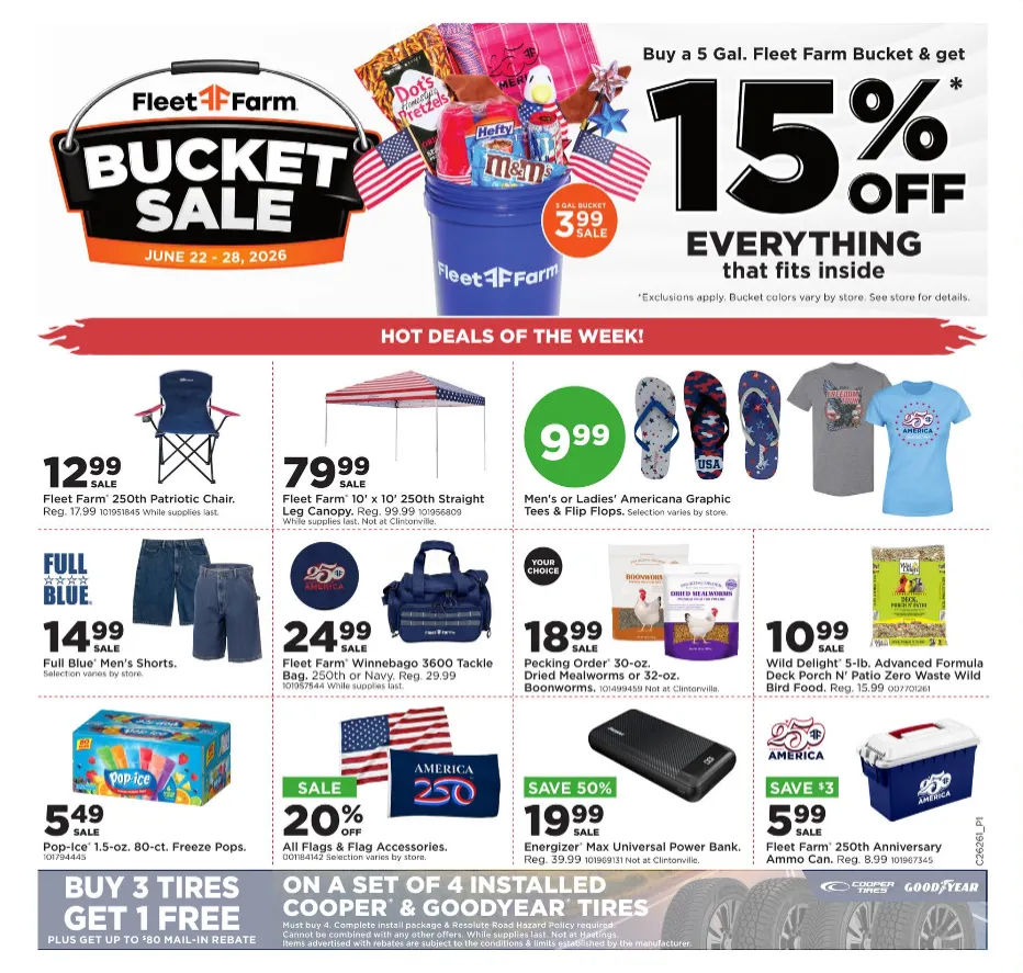 Fleet Farm Sales - June 22 June 28 2026