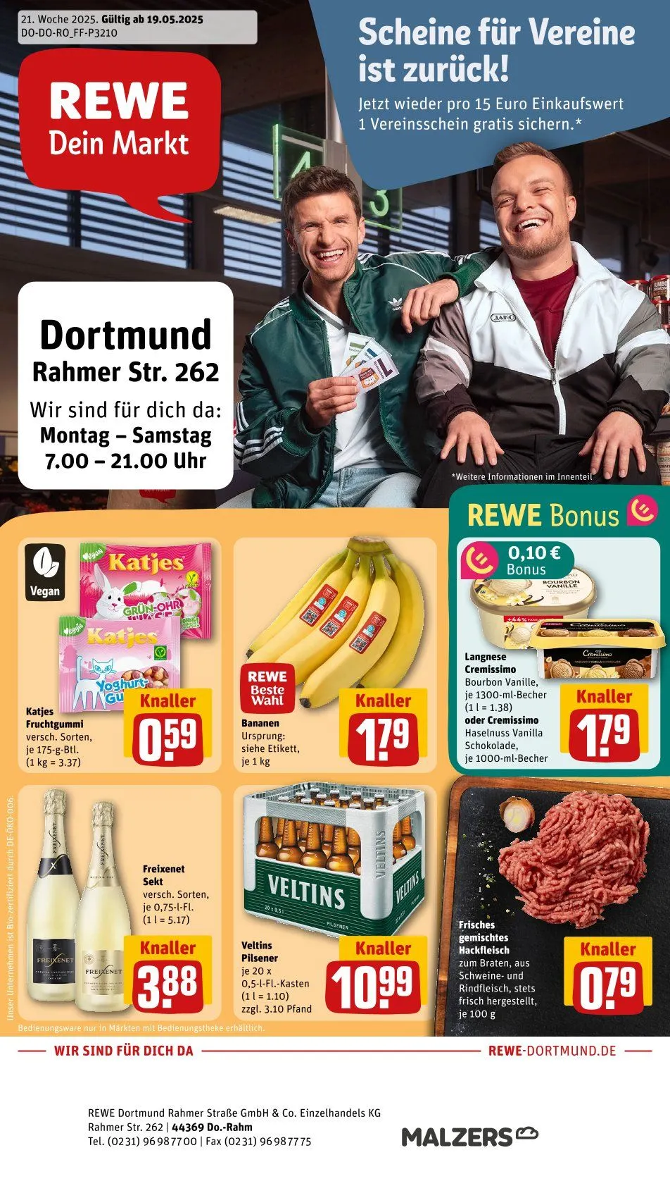 REWE Prospekt von 19. Mai bis 25. Mai 2025 - Prospekt seite 1