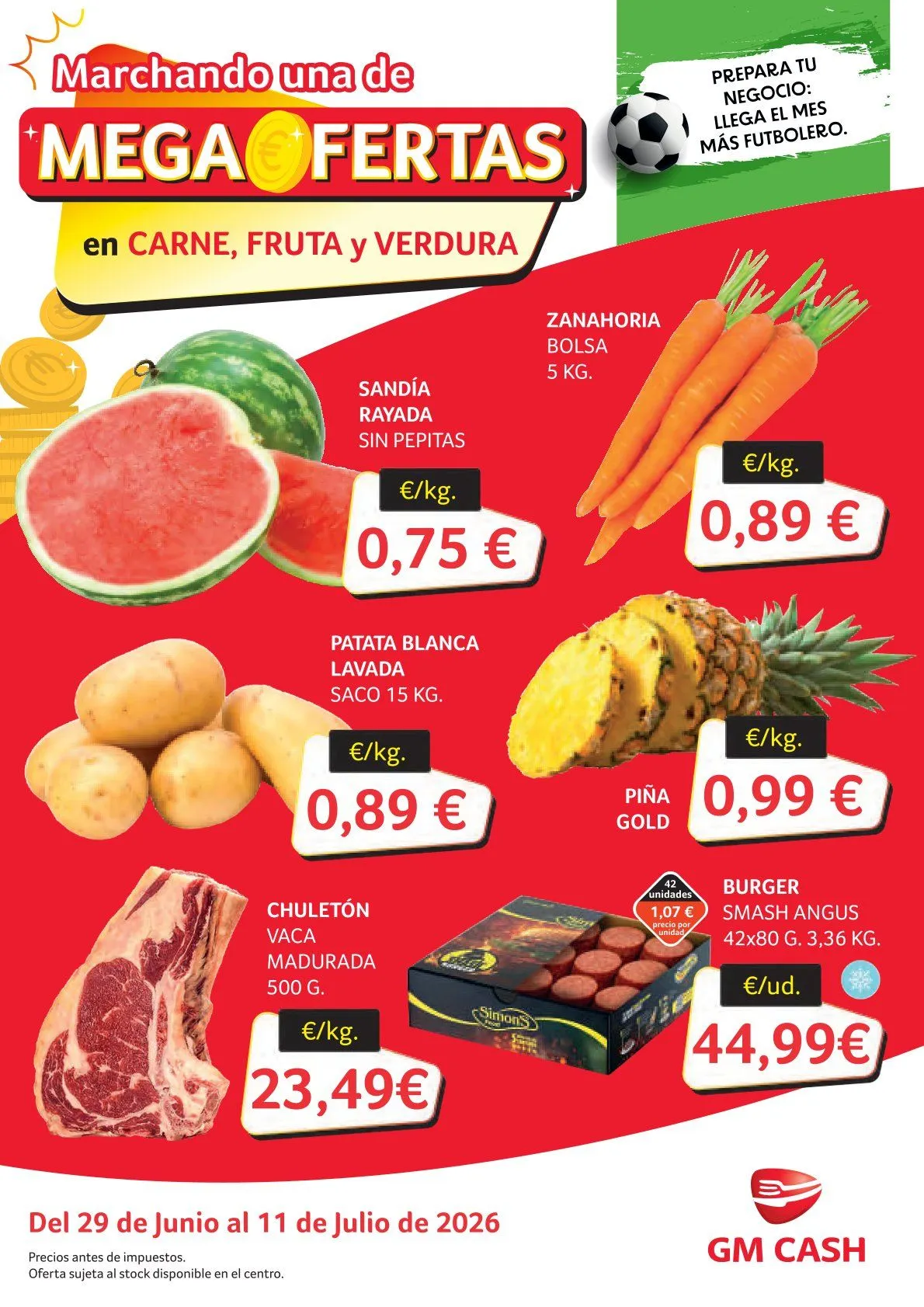Catálogo de Gros Mercat Ofertas 29 de junio al 11 de julio 2026 - Página 1