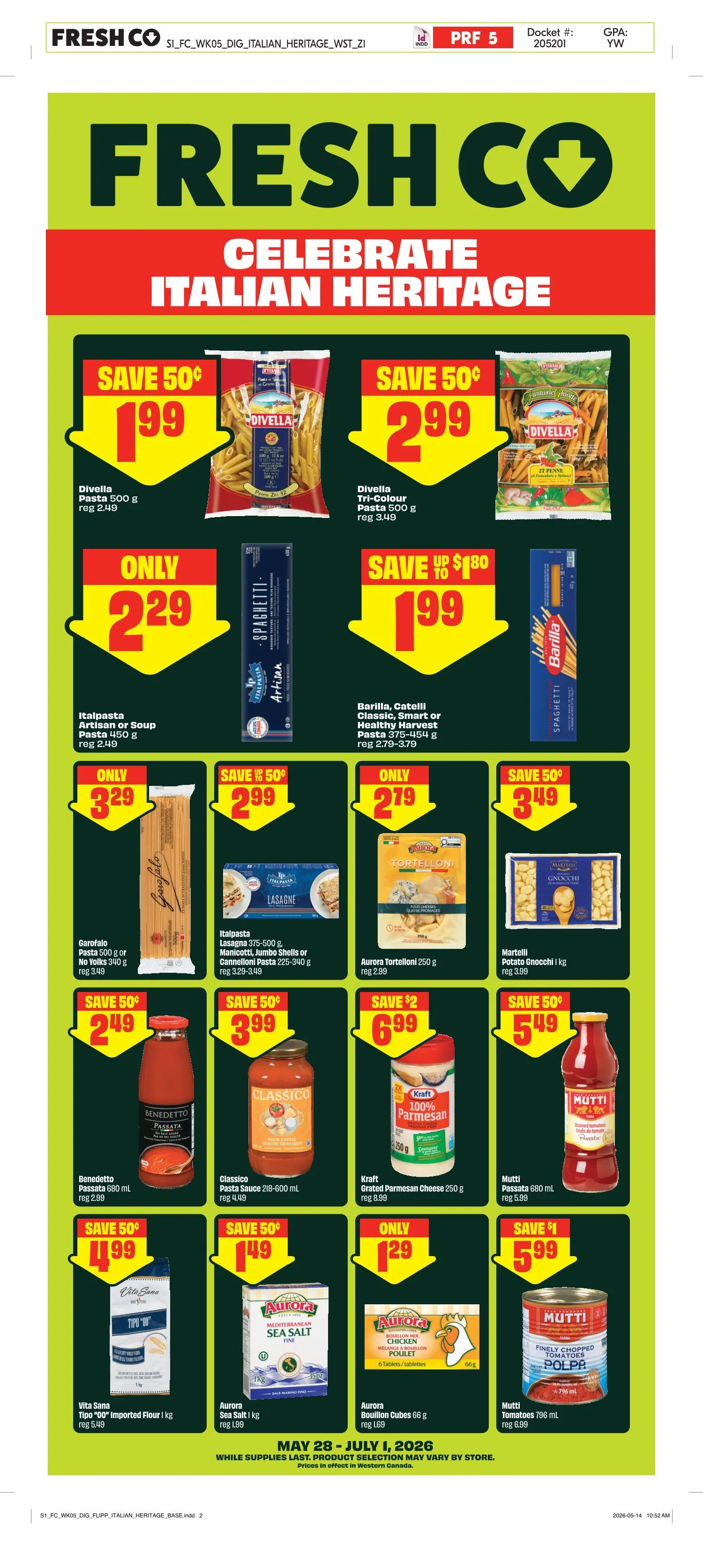 Freshco Sales - May 28 July 1 2026