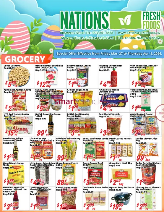 Nations Fresh Foods Sales from March 27 to April 2 2026 - flyer page 1