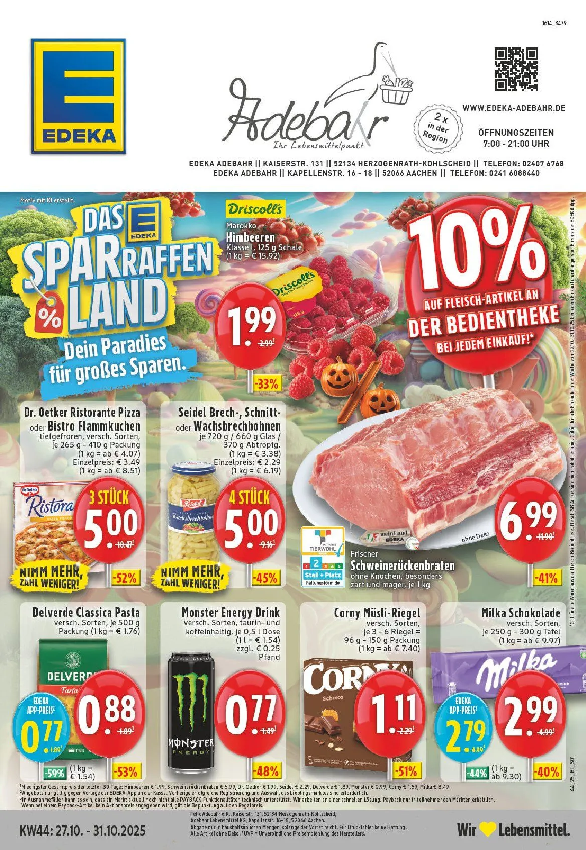 Edeka Prospekte - 25. Oktober 1. November 2025
