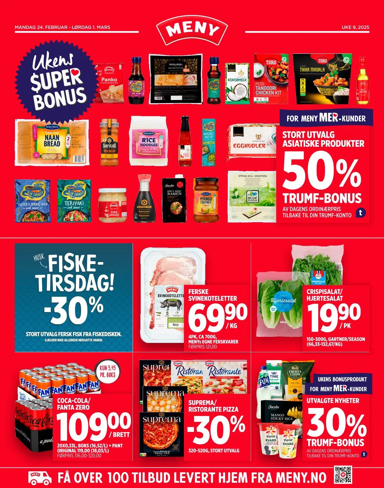 Meny Deals fra 24. februar til 1. mars 2025 - kundeavisside 