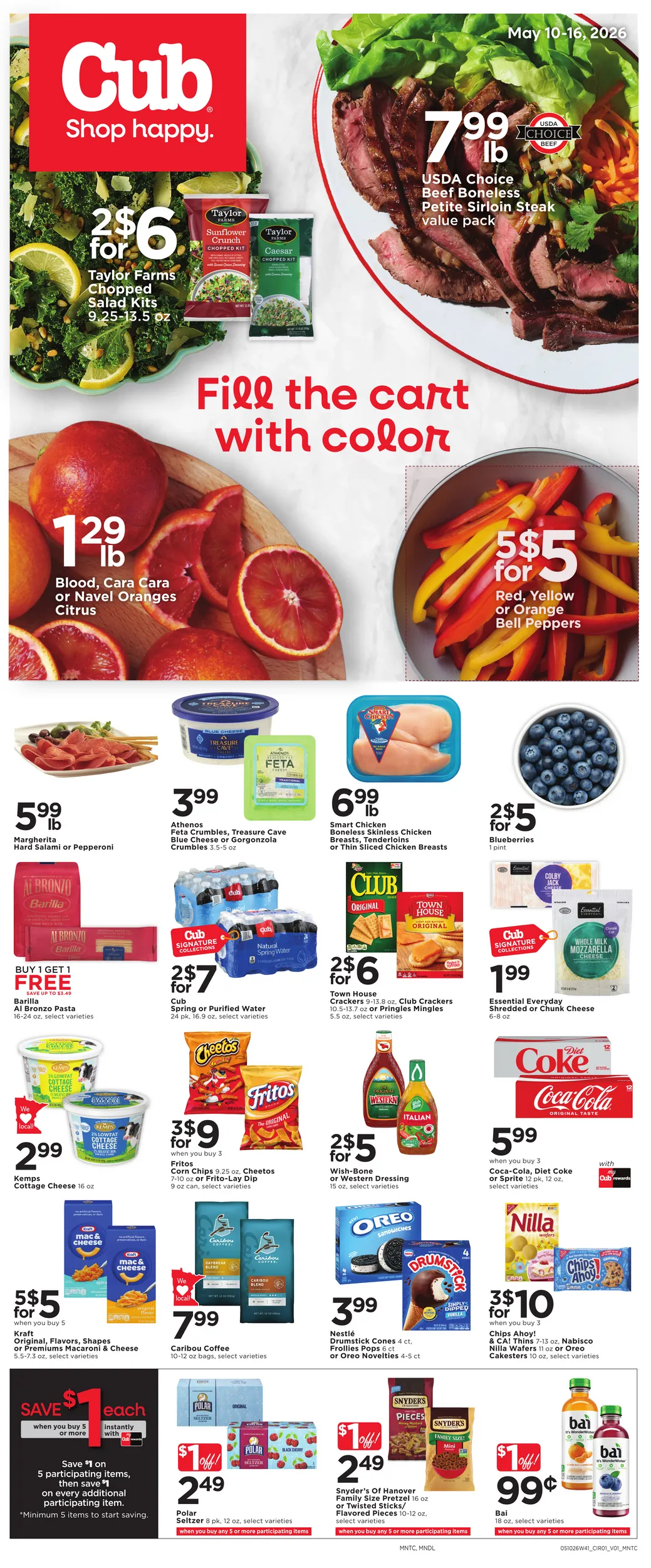 Weekly ad Cub Foods Sales from May 10 to May 16 2026 - Page 1