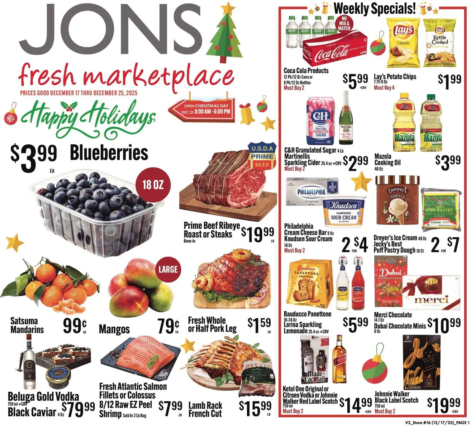 Weekly ad Jons International Sales from December 17 to December 25 2025 - Page 1