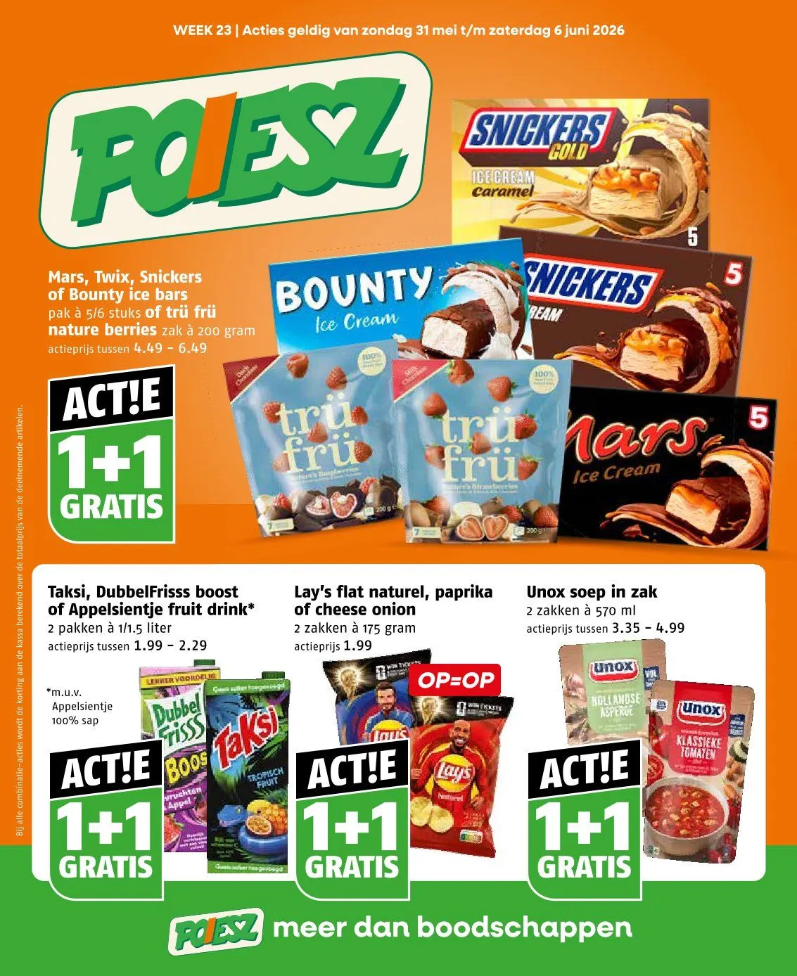  Poiesz folders  van 31 mei tot 6 juni 2026 - Folder pagina 1