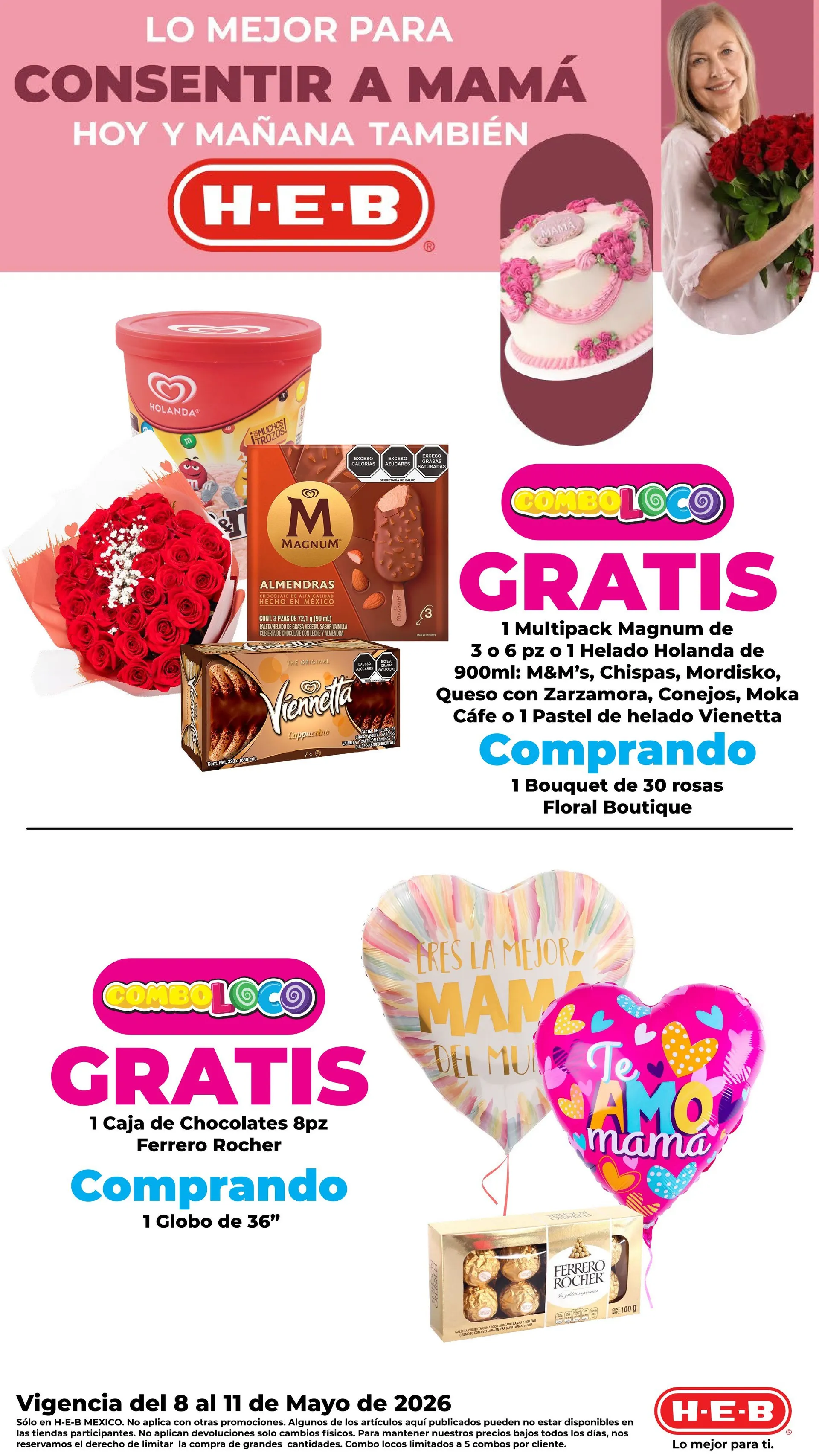 Catálogo de  H-E-B Ofertas 8 de mayo al 11 de mayo 2026 - Pagina 1