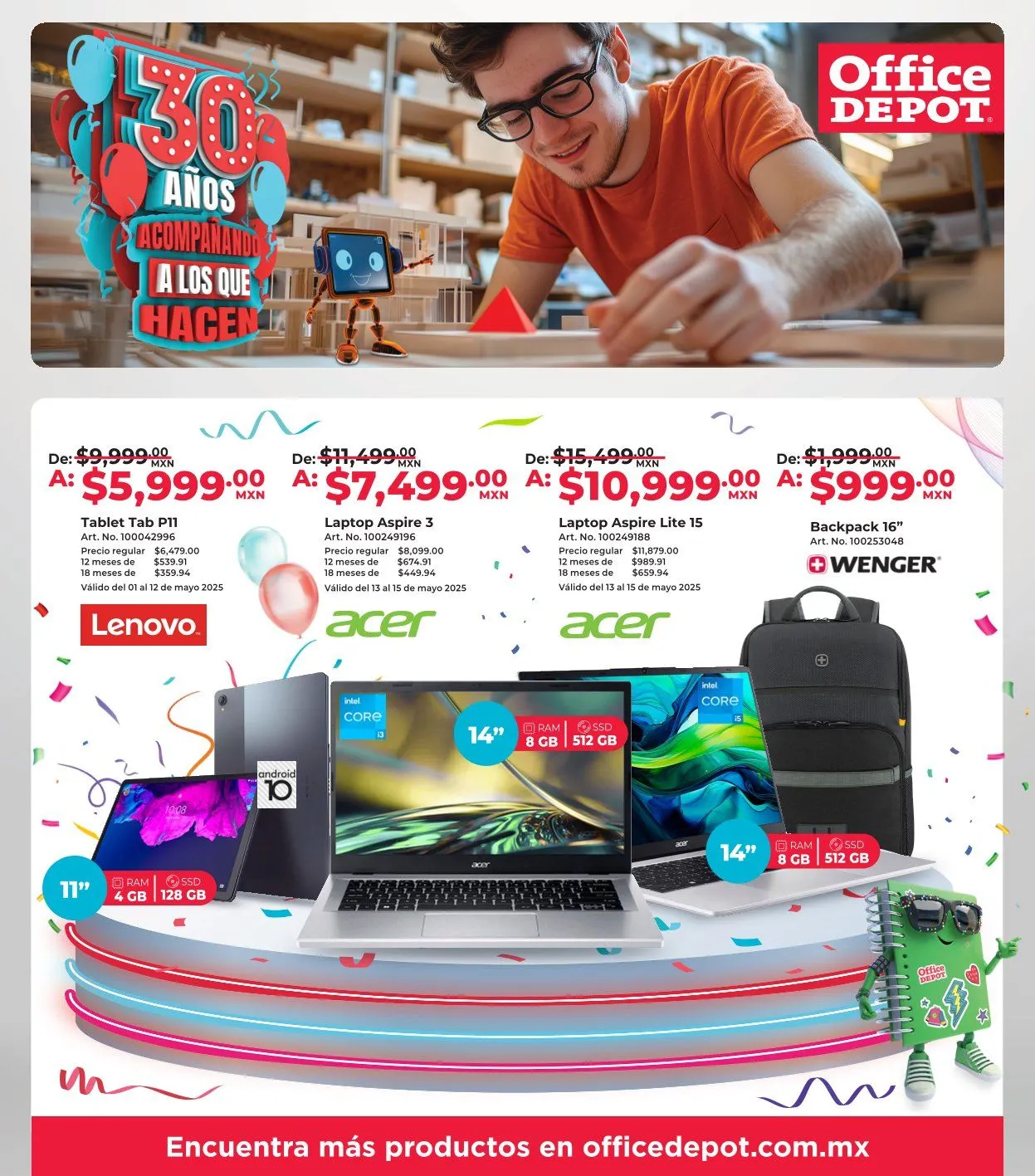 Catálogo de Office Depot Ofertas 1 de mayo al 31 de mayo 2025 - Pagina