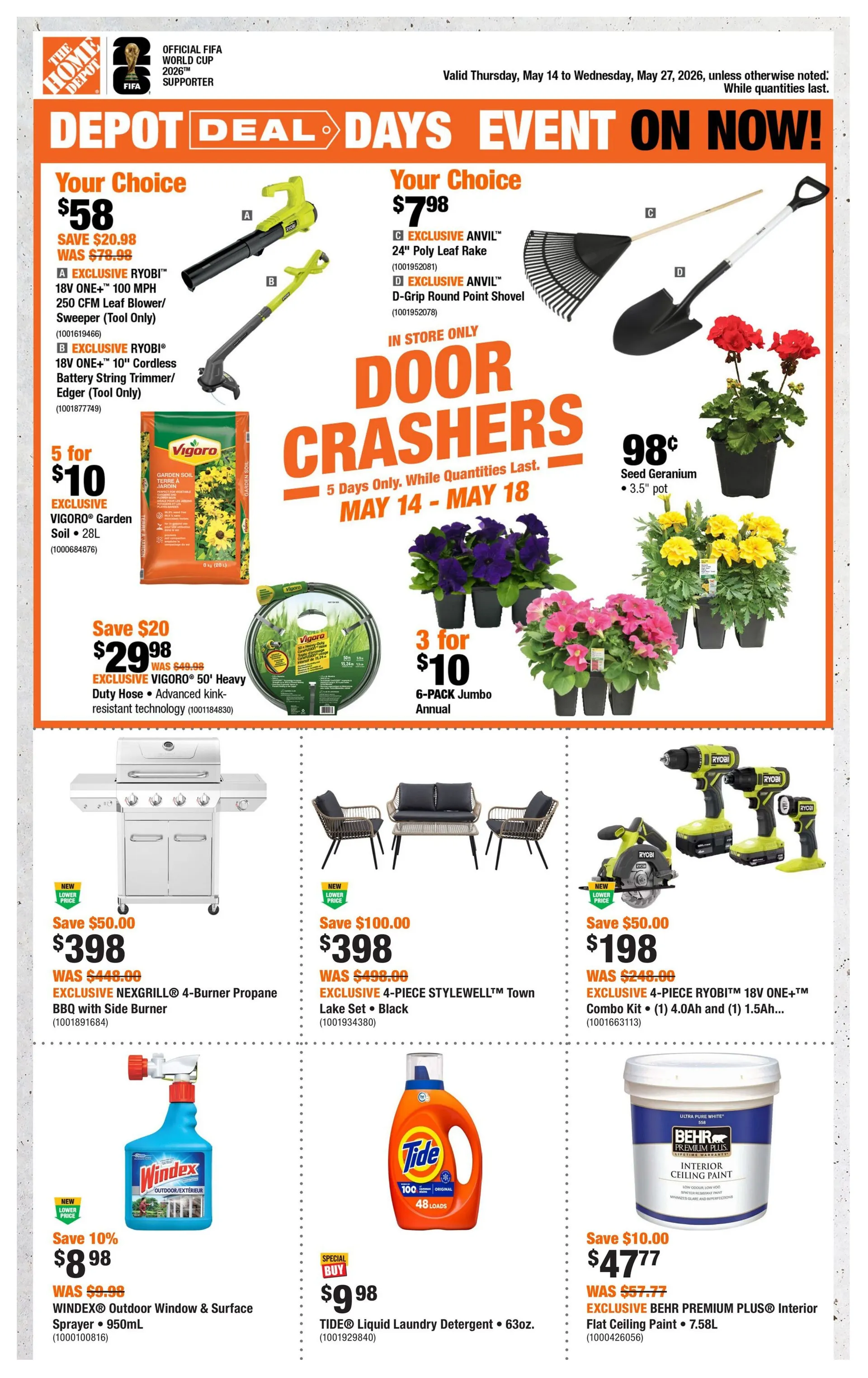  The Home Depot Sales - May 14 May 27 2026