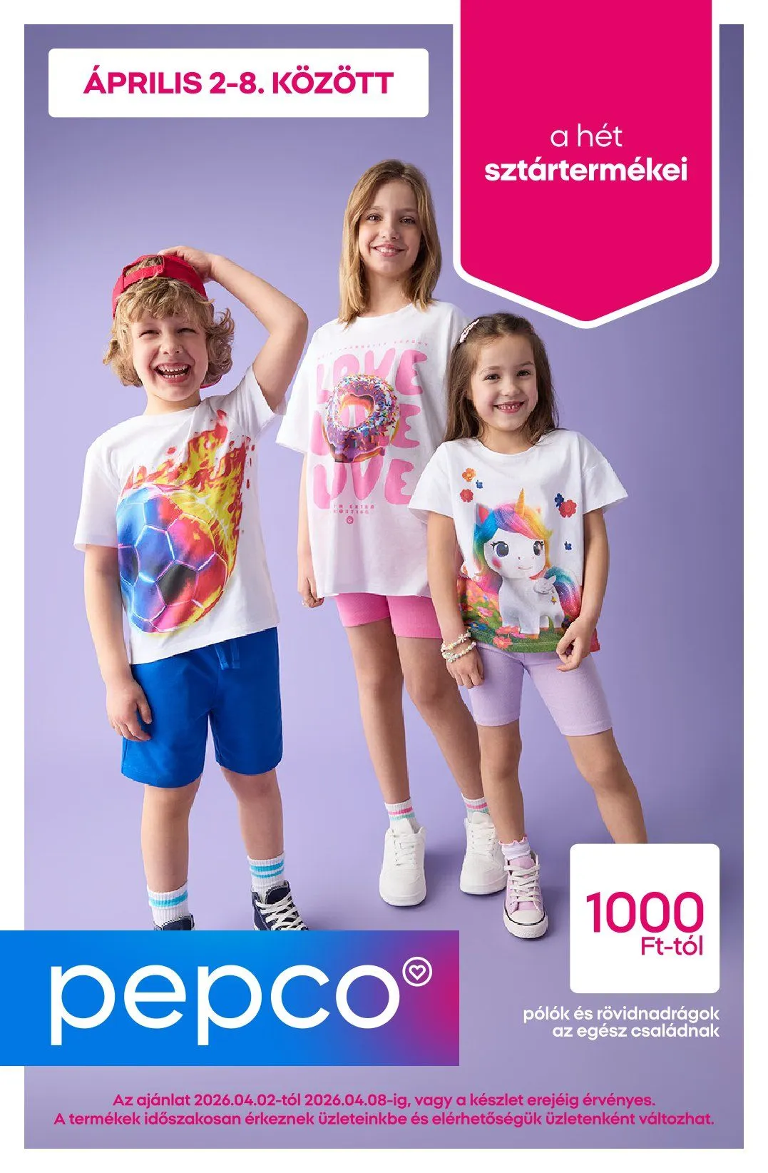 Katalógus Pepco április 2.-tól április 8.-ig 2026. - Oldal 1