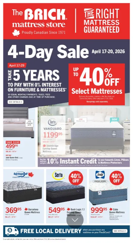 The Brick Sales from April 17 to April 29 2026 - flyer page 1
