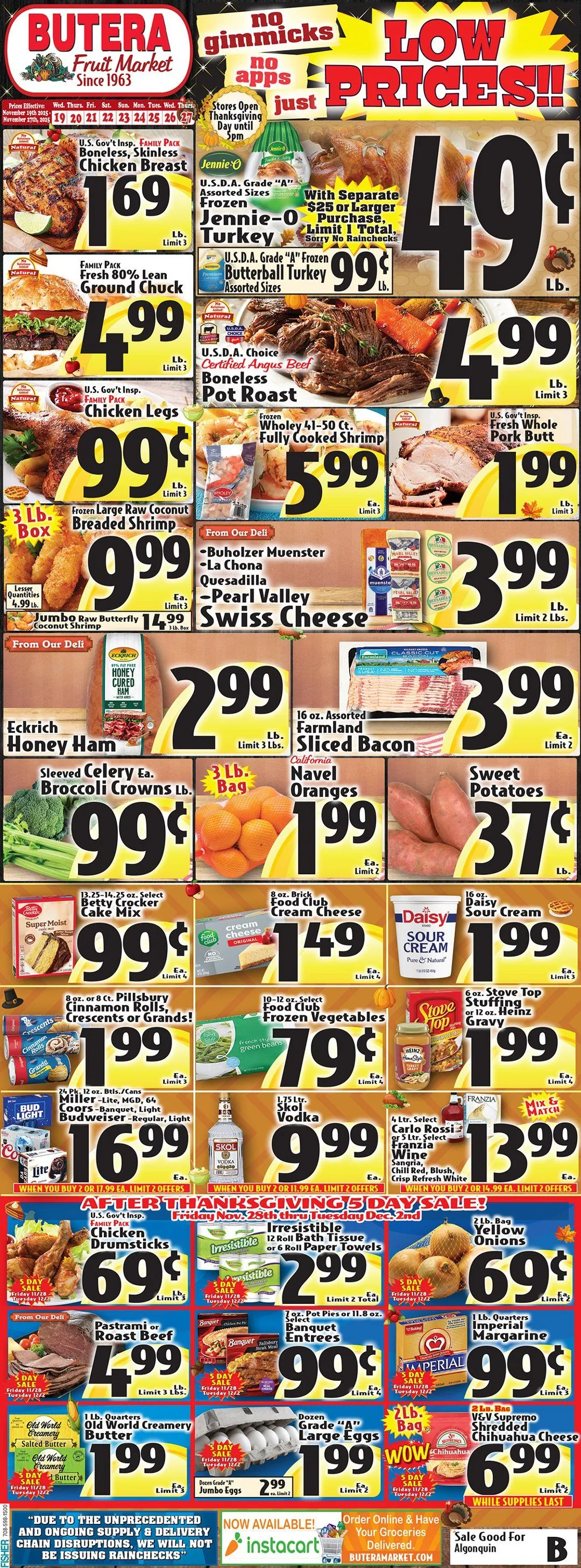 Weekly ad Butera Sales from November 19 to November 26 2025 - Page 1