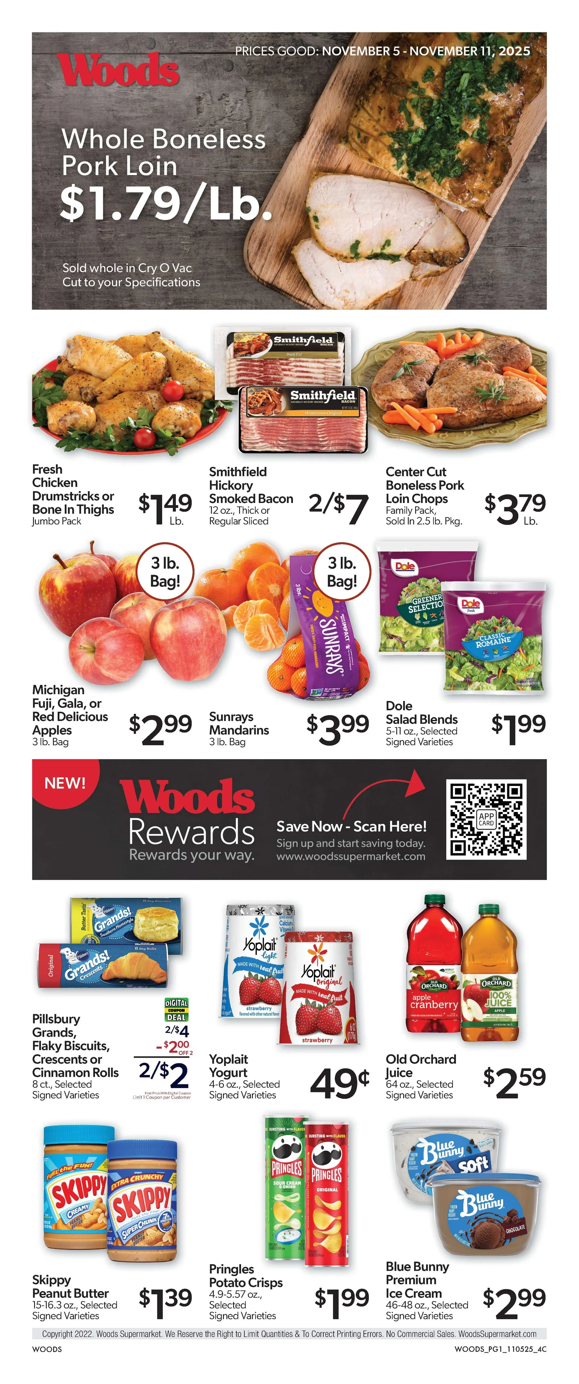 Weekly ad Woods Supermarket Sales from November 5 to November 11 2025 - Page