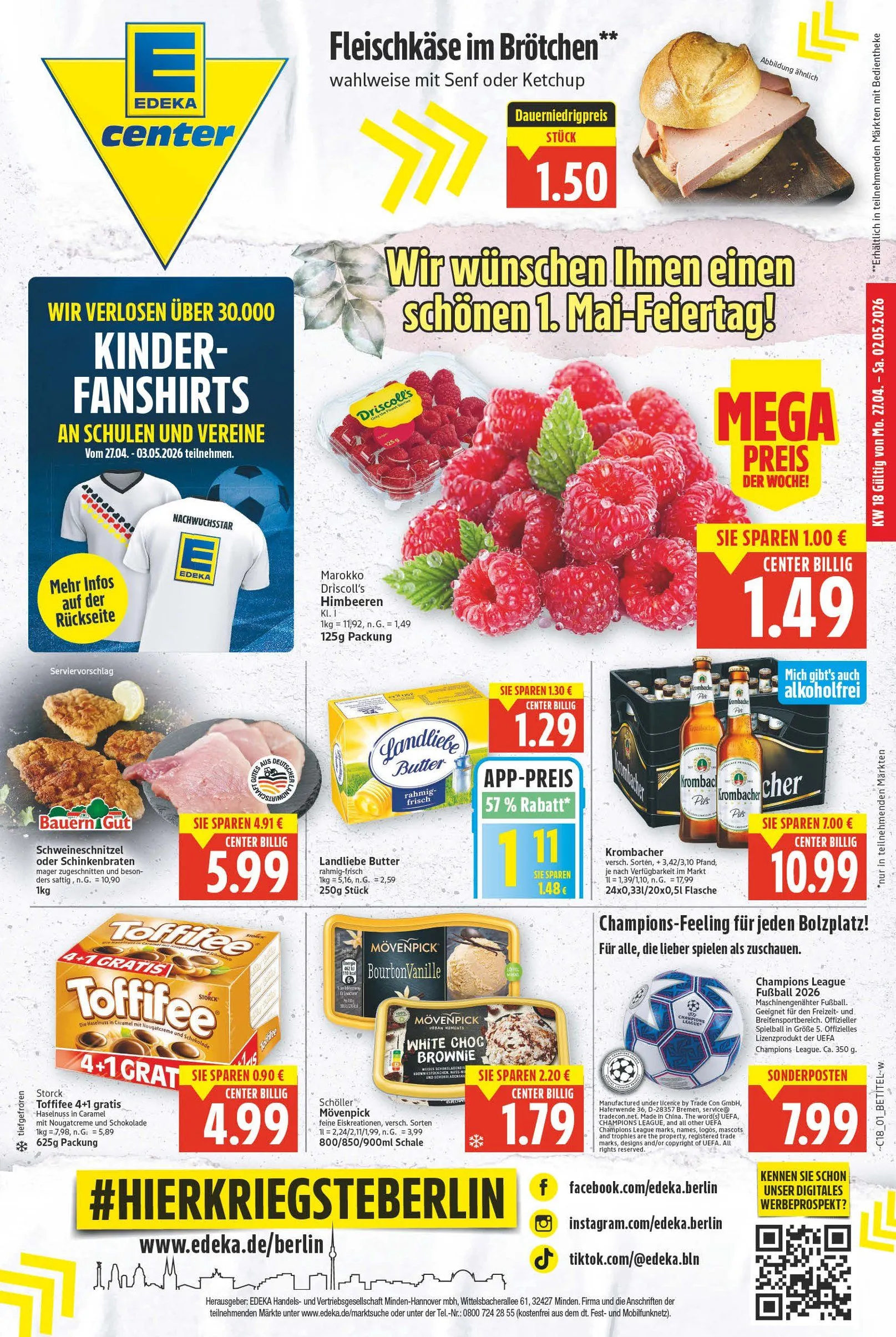 Edeka Angebote von 26. April bis 2. Mai 2026 - Prospekt seite 
