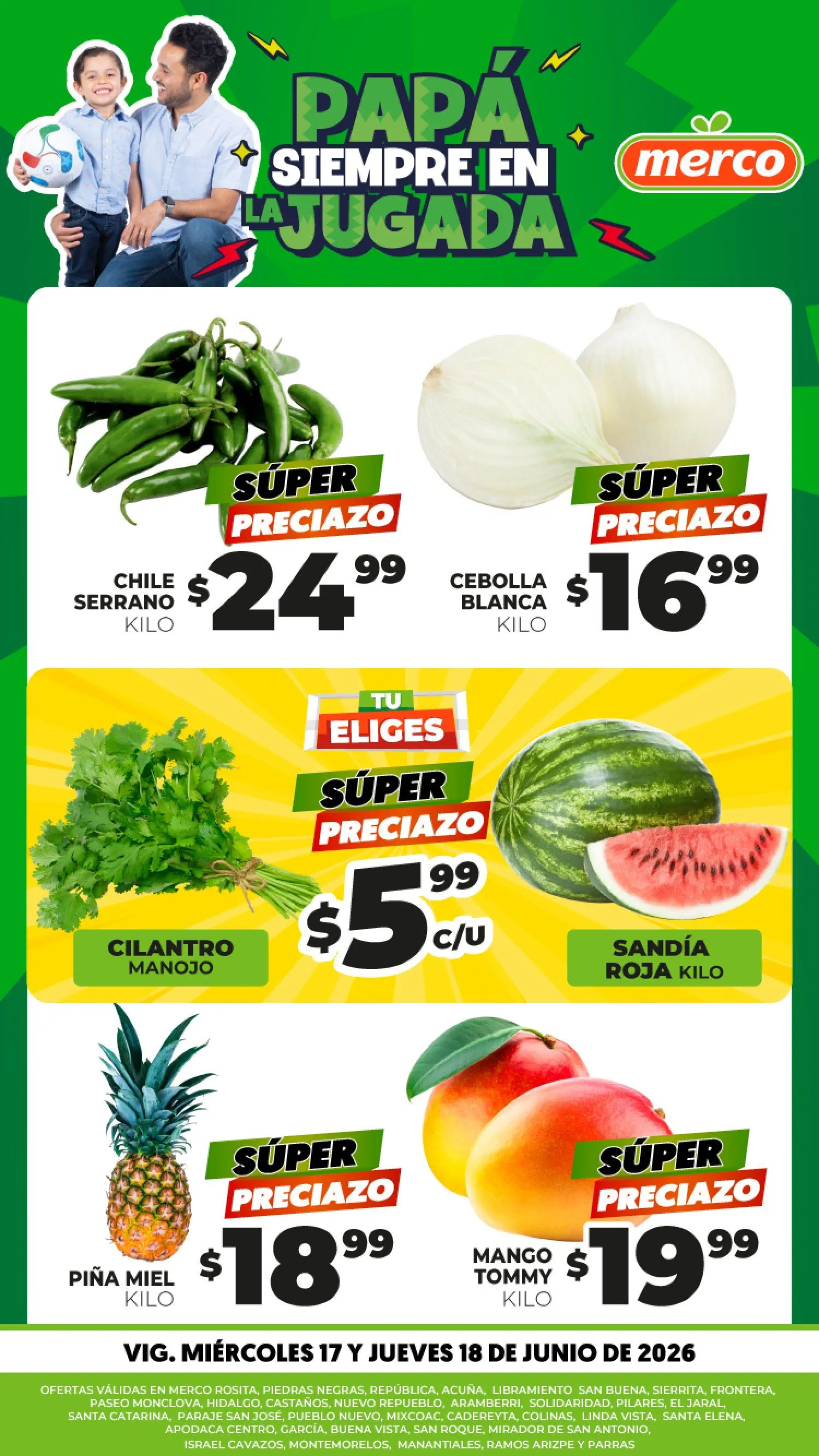 Catálogo de  Merco Ofertas 17 de junio al 18 de junio 2026 - Pagina 1