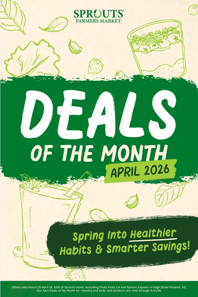 Weekly ad Sprouts Sales from March 27 to April 22 2026 - Page 1