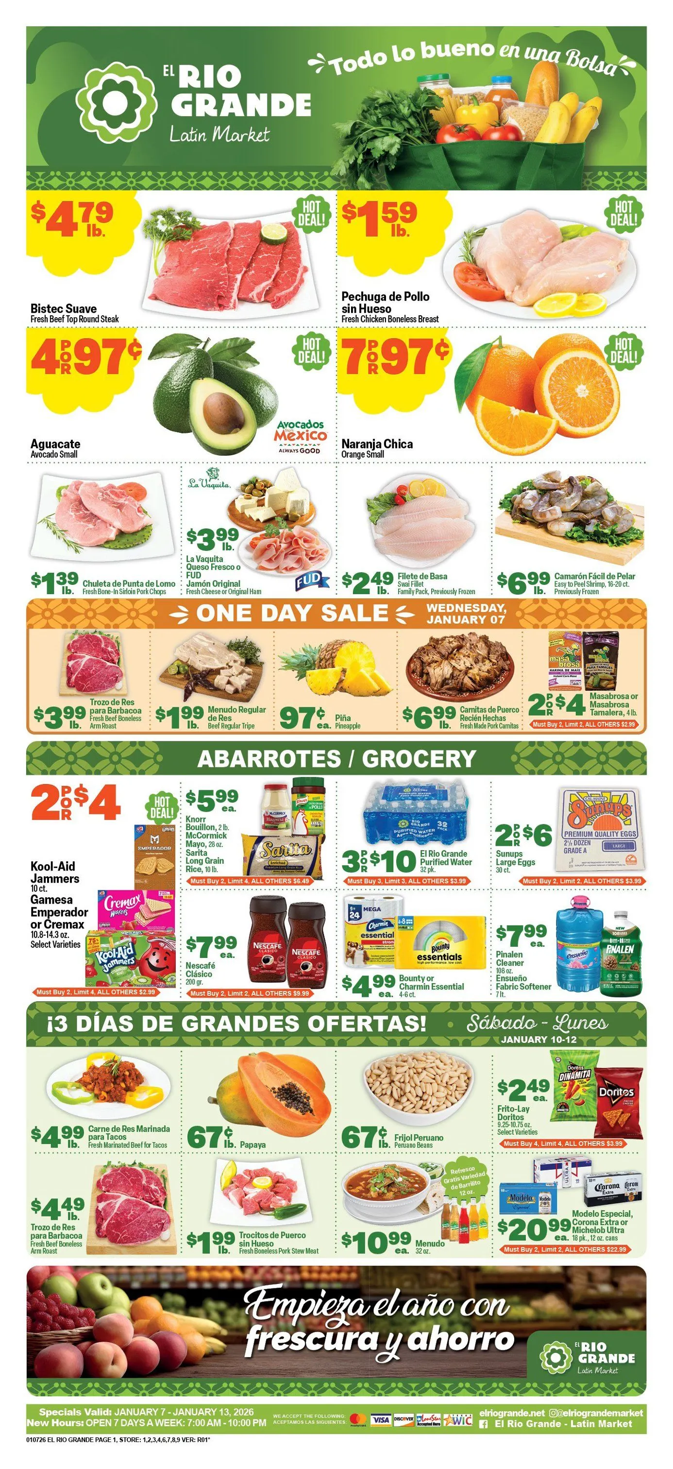 Weekly ad El Rio Grande Sales from January 7 to January 13 2026 - Page 