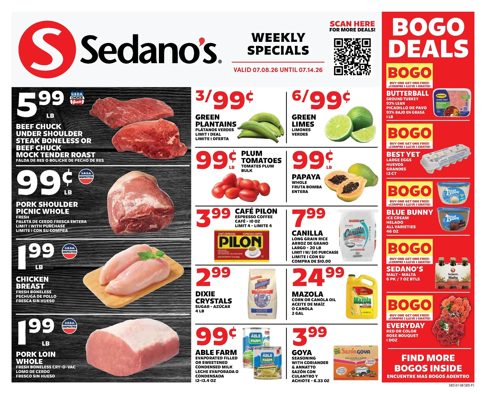 Weekly ad Sedano's Sales from July 8 to July 14 2026 - Page