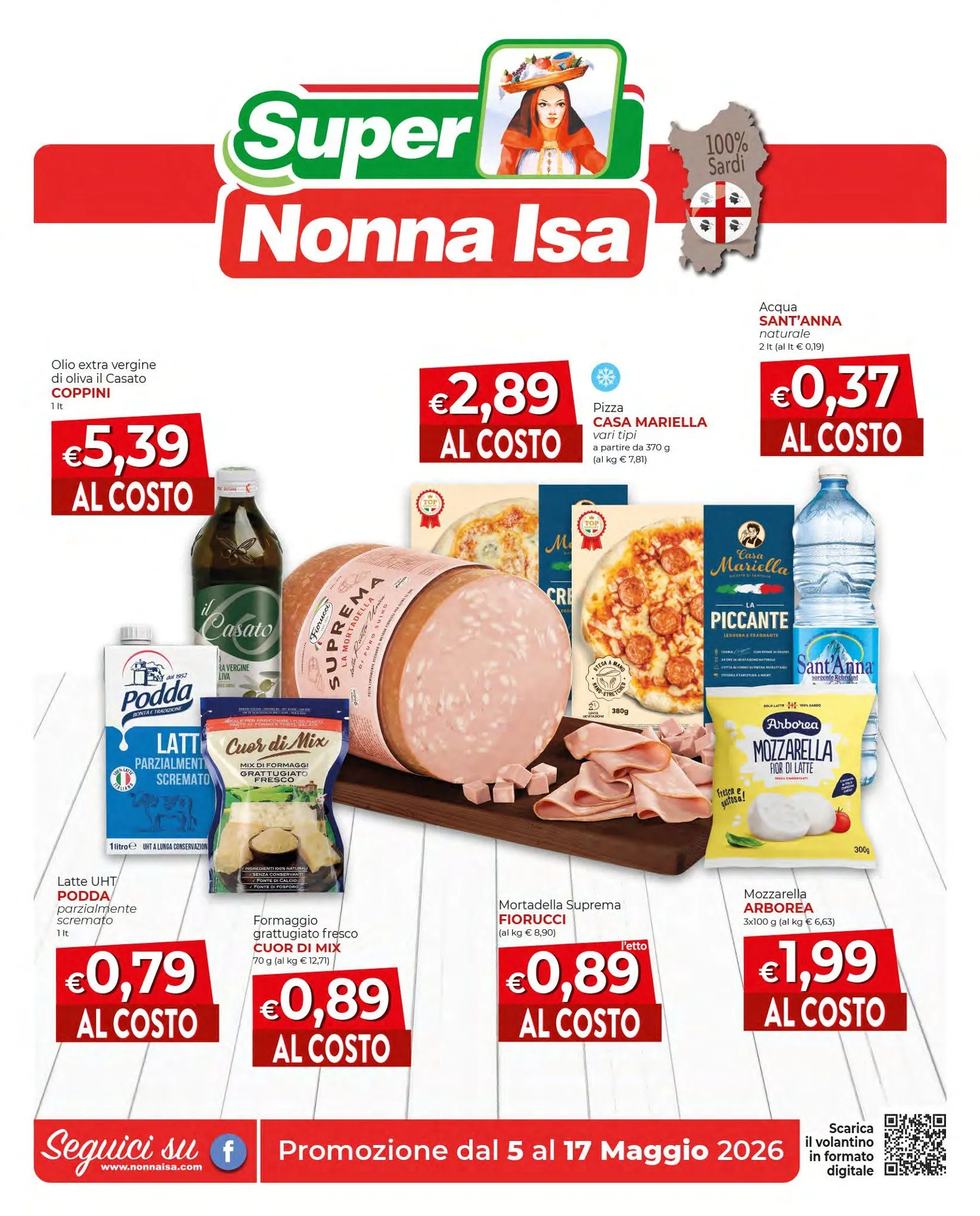 Volantini Supermercati Nonna Isa da 5 maggio a 17 maggio di 2026 - Pagina del volantino 1