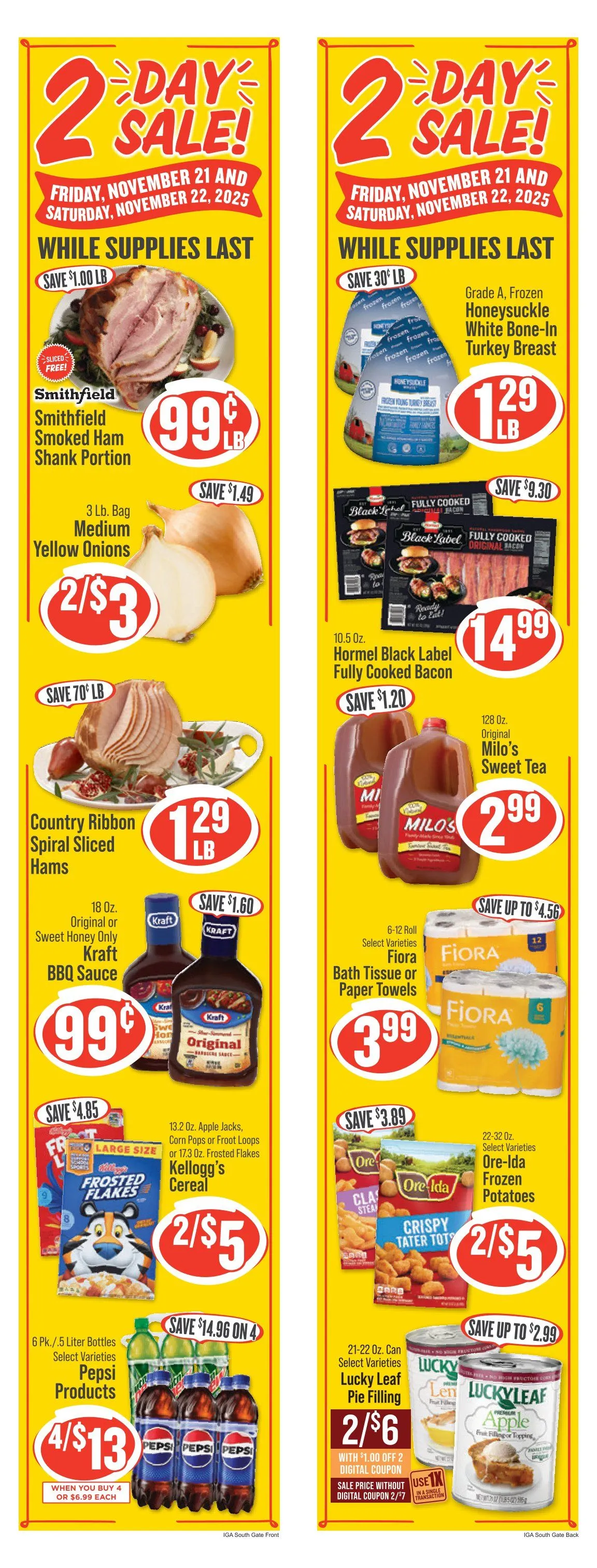 Weekly ad Hometown Market Sales from November 19 to November 27 2025 - Page 1
