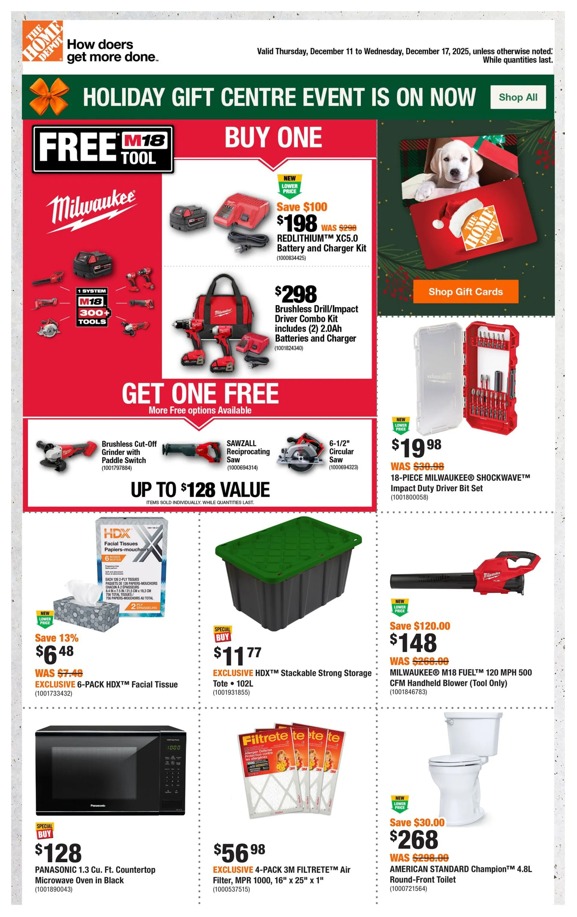 The Home Depot Sales from December 11 to December 17 2025 - flyer page 1