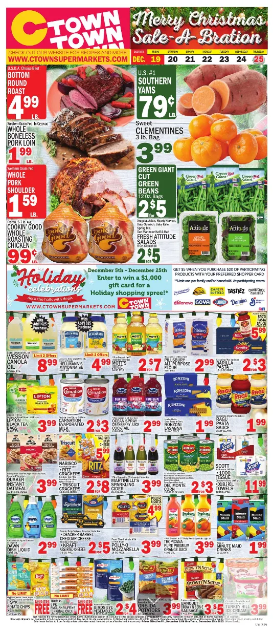 Weekly ad C-Town Sales from December 19 to December 25 2025 - Page 1
