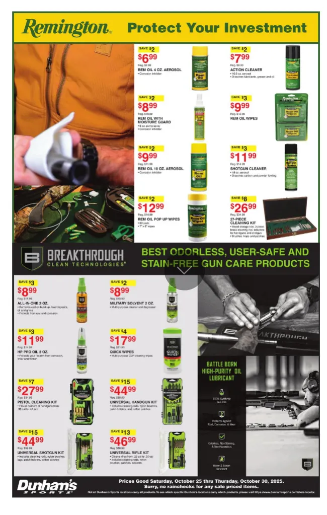 Weekly ad Dunham's Sports Sales from October 25 to October 30 2025 - Page 