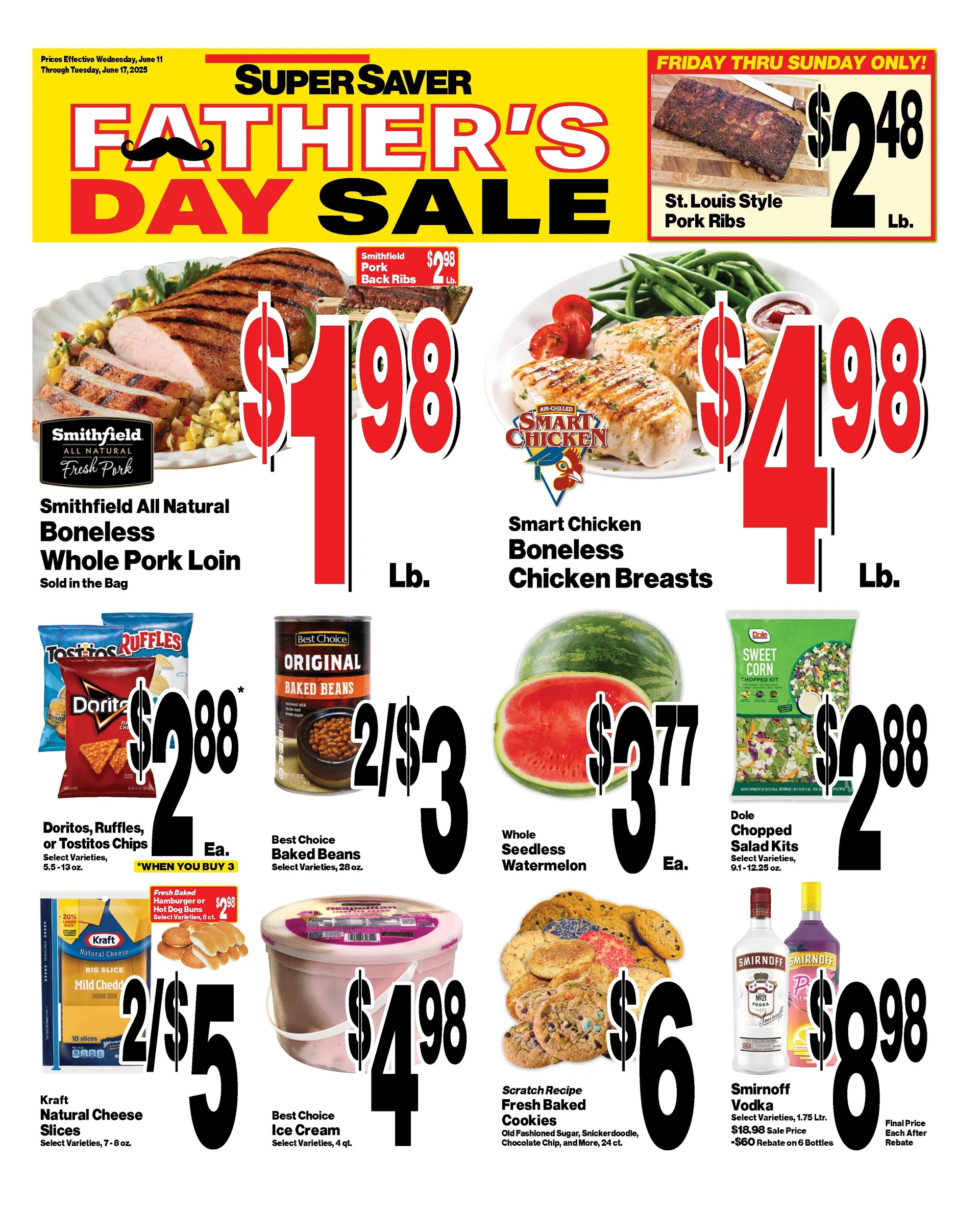 Weekly ad Super Saver Deals from June 11 to June 17 2025 - Page 1
