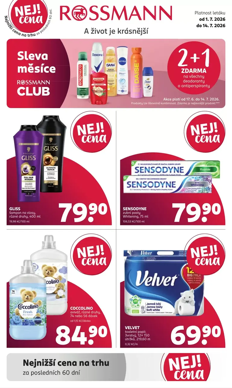 Rossmann - 1. července 14. července 2026 - Page 1