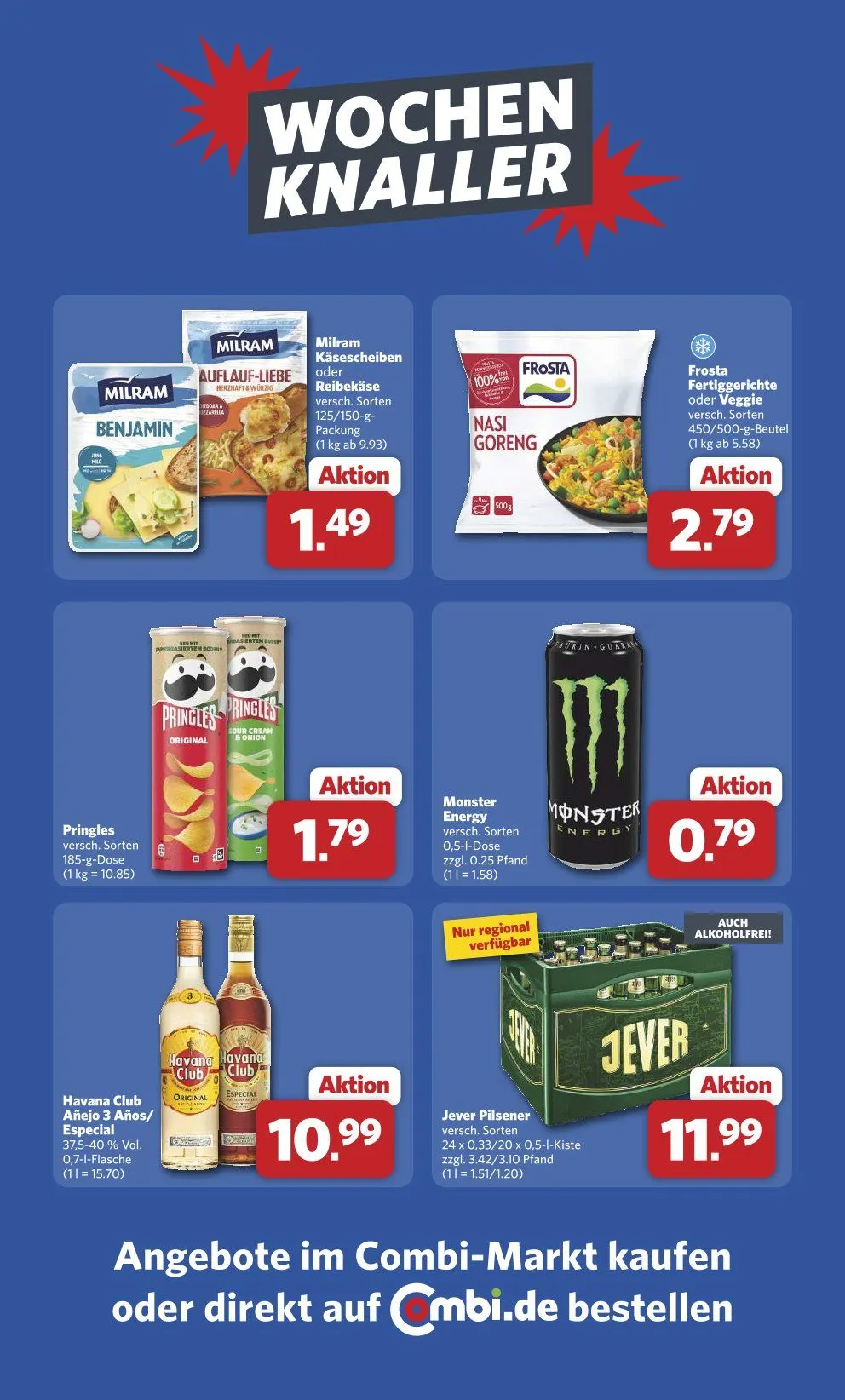 Combi - Wöchentliche Prospekte von 31. Mai bis 6. Juni 2026 - Prospekt seite 1