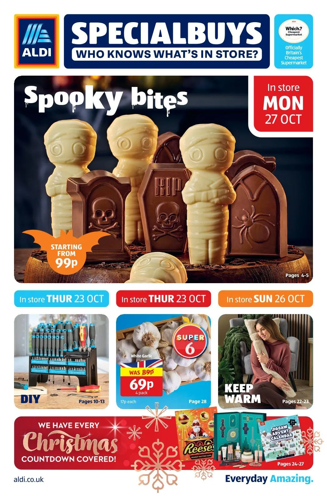 Aldi Sales from 23 October to 6 November 2025 - Catalogue Page 1