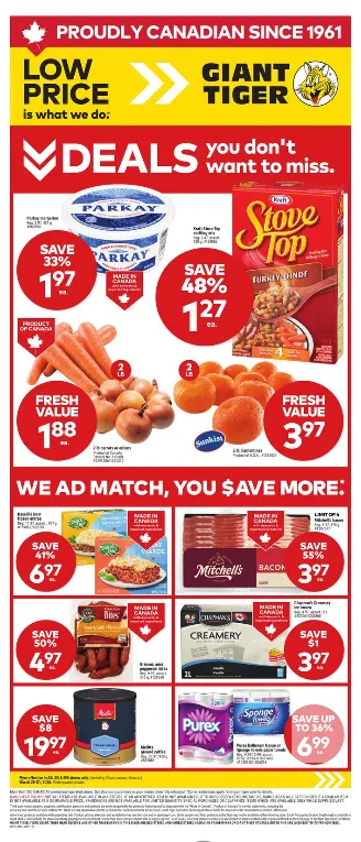 Giant Tiger Sales from March 25 to March 31 2026 - flyer page 1