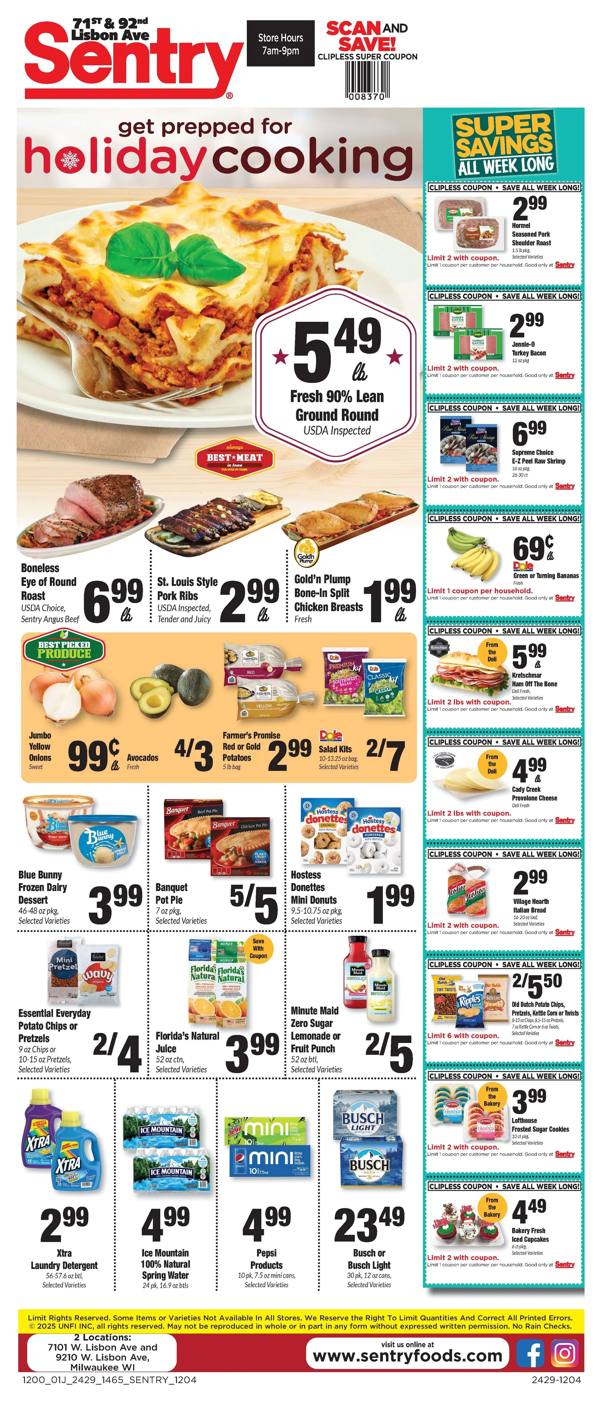 Weekly ad Sentry Foods Sales from December 4 to December 10 2025 - Page 
