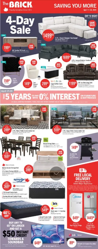 The Brick Sales from April 17 to April 29 2026 - flyer page 1