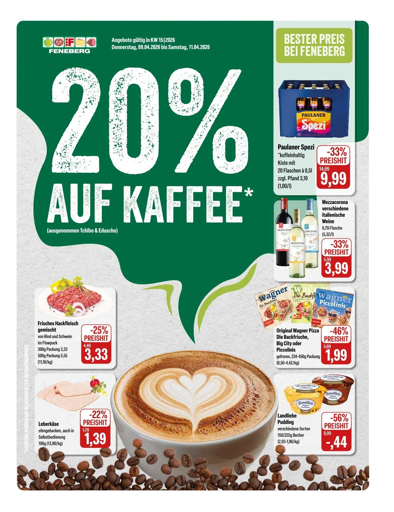 Feneberg Prospekte von 9. April bis 11. April 2026 - Prospekt seite