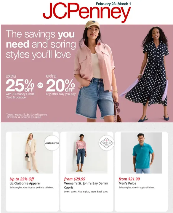 Weekly ad JCPenney Sales from February 23 to March 1 2026 - Page 