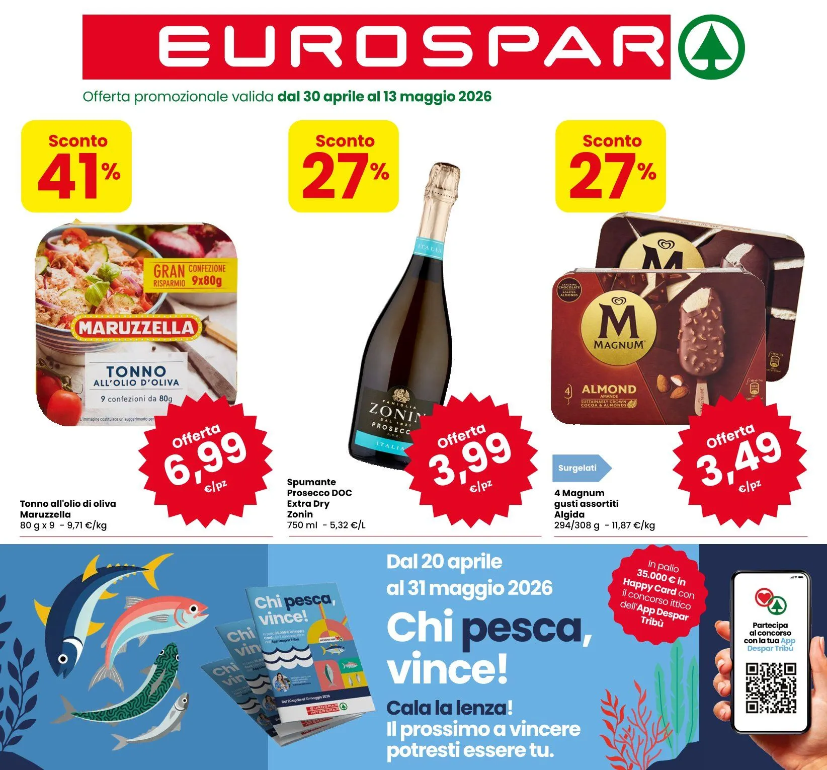 Volantini Eurospar da 30 aprile a 13 maggio di 2026 - Pagina del volantino 1