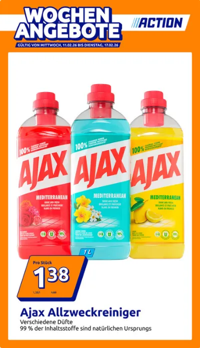 Action Prospekte von 11. Februar bis 17. Februar 2026 - Flugblätt seite  