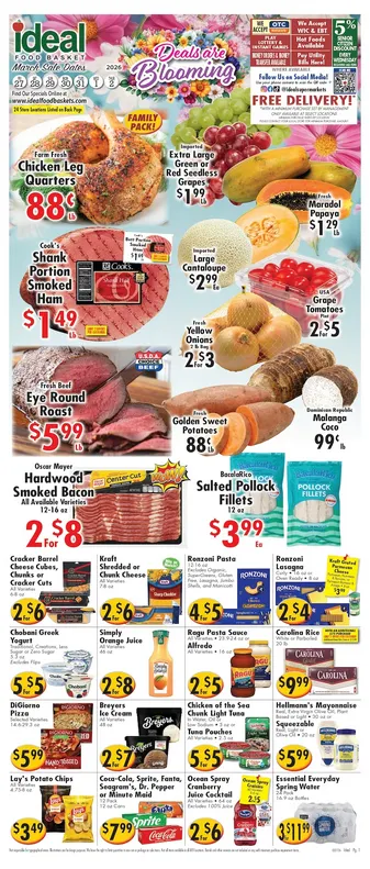 Weekly ad Ideal Food Basket Sales from March 27 to April 2 2026 - Page 