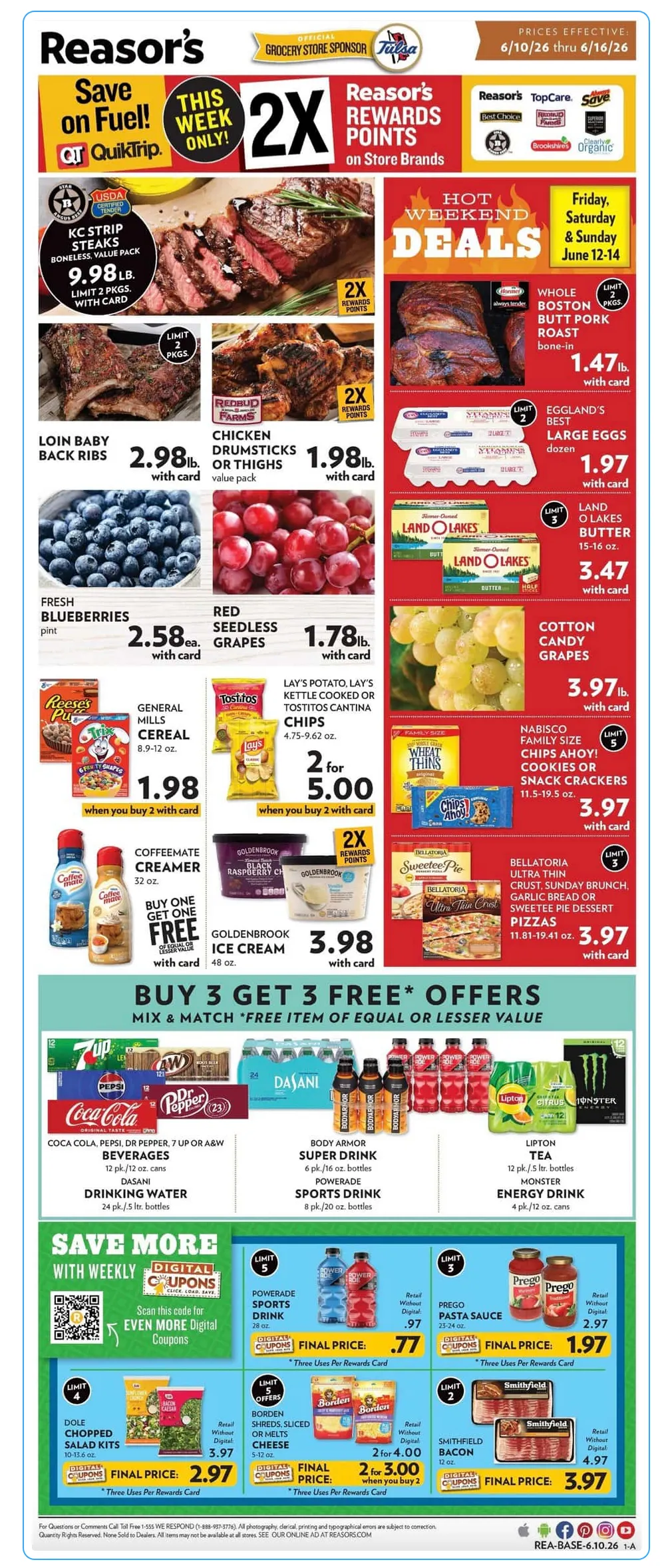 Weekly ad  Reasor's Sales from June 10 to June 16 2026 - Page 