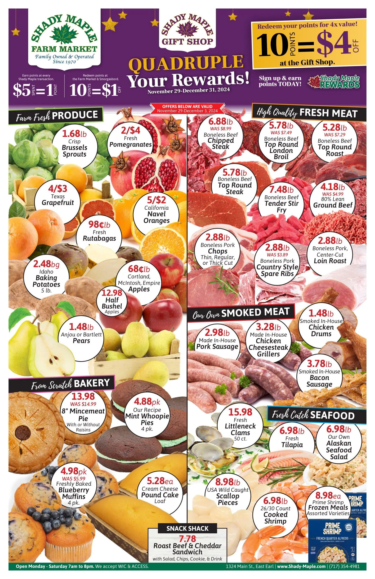 Weekly ad Shady Maple Weekly Ad from November 29 to December 31 2024 - Page
