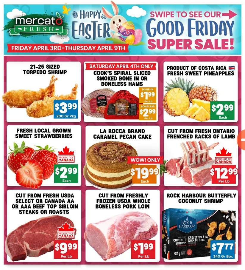 Mercato Fresh Sales from April 3 to April 9 2026 - flyer page 1