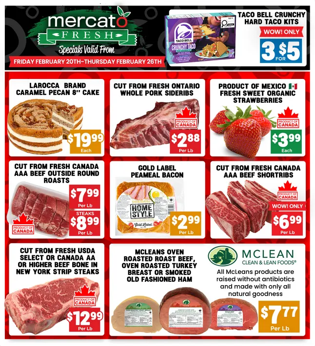 Mercato Fresh Sales from February 20 to February 26 2026 - flyer page 1