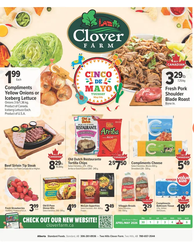 Clover Farm Sales from April 30 to May 6 2026 - flyer page 
