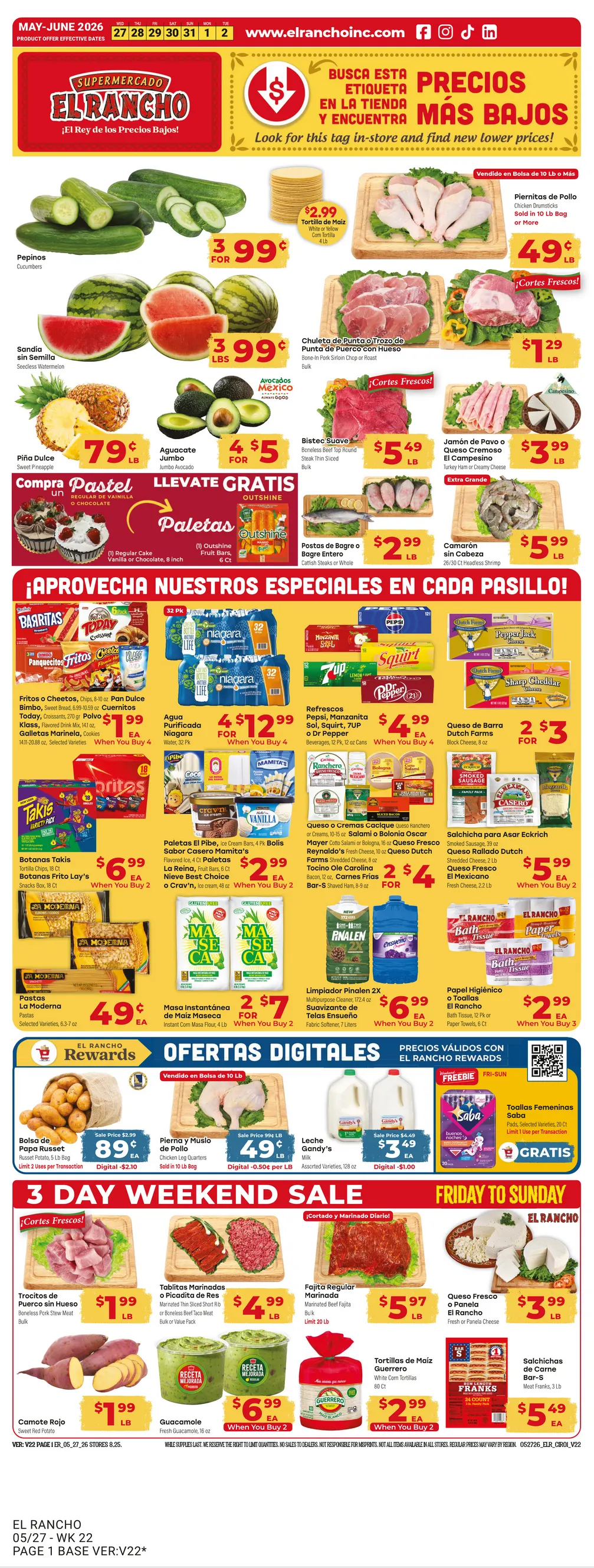 Weekly ad El Rancho Sales from May 27 to June 2 2026 - Page