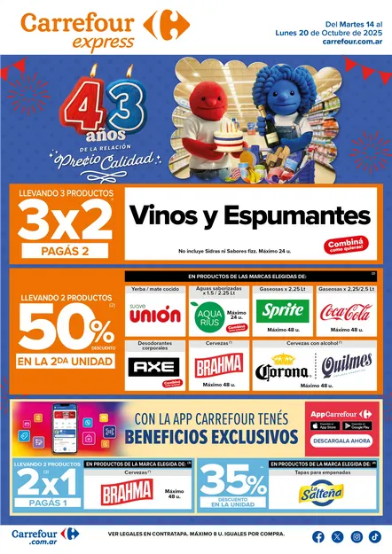 Ofertas de Ofertas Carrefour Express 14 de octubre al 21 de octubre 2025 - Página del catálogo