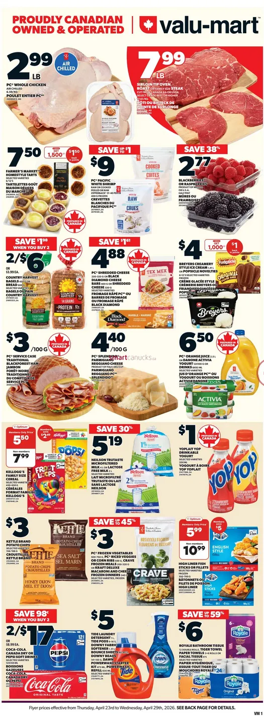  Valu Mart Sales from April 23 to April 29 2026 - flyer page 1