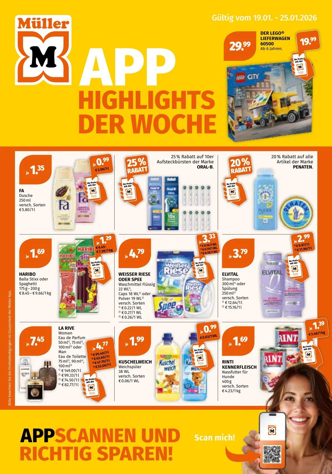 Müller Angebote von 19. Januar bis 25. Januar 2026 - Prospekt seite 1