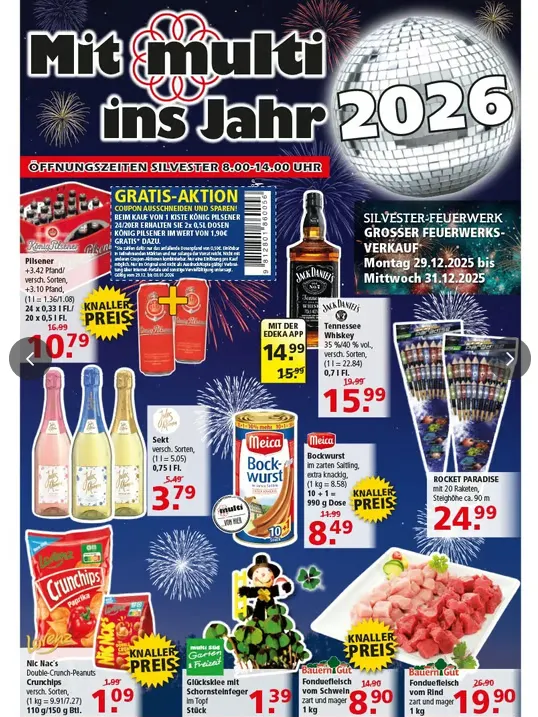 Multi Markt Angebote von 29. Dezember bis 3. Dezember 2025 - Prospekt seite 